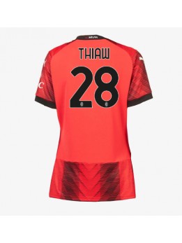 AC Milan Malick Thiaw #28 Heimtrikot für Frauen 2023-24 Kurzarm